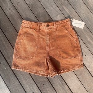 universal thread shorts | rusty orange/brown